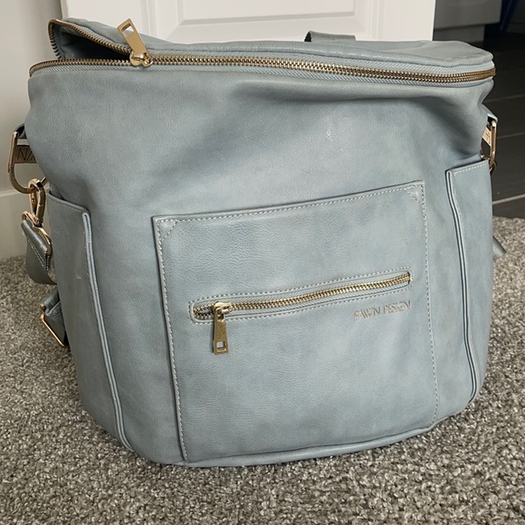 Fawn Design Handbags - Fawn Design, Dust Blue bag, regular size